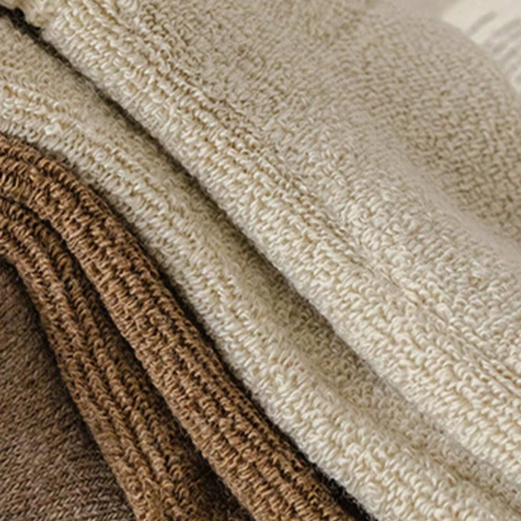 Women'S Winter Crew Socks | Thick Terry & Fleece Lined | Warm Snow Socks in Melange Colors